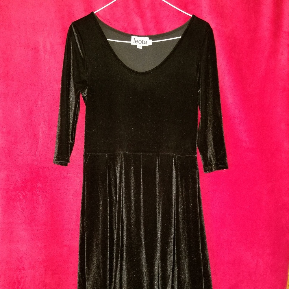 Velvet Little Black Dress